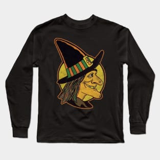 Vintage Retro 70s Witch Long Sleeve T-Shirt